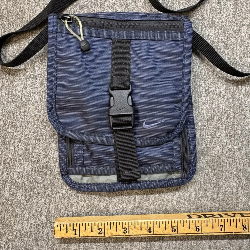 Vintage Nike Crossbody Bag Travel PouchMens Blue Gorpcore Techwear Wallet Y2K